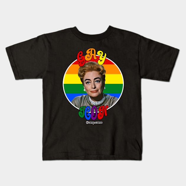 Gay Icon Kids T-Shirt by Camp.o.rama